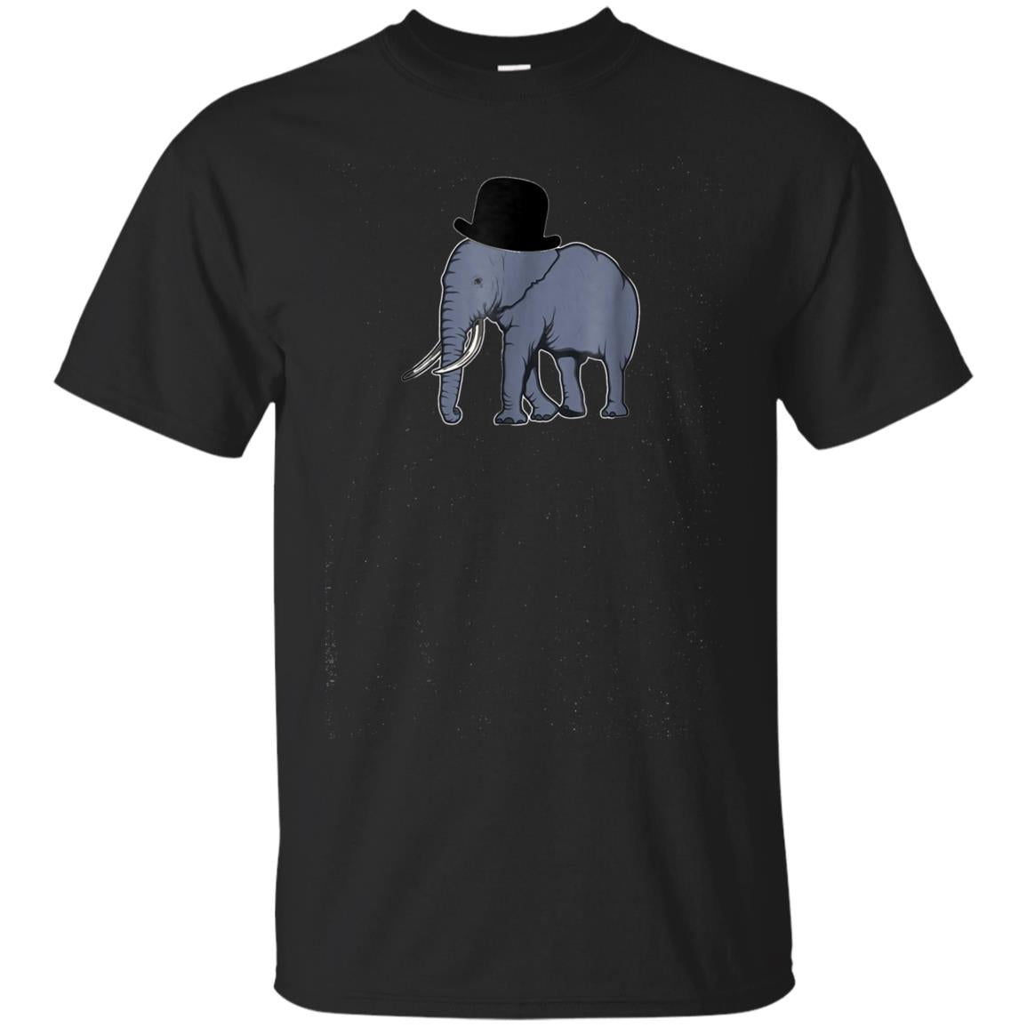 Fancy Elephant Tees – With A Derby Hat Cute T-Shirt