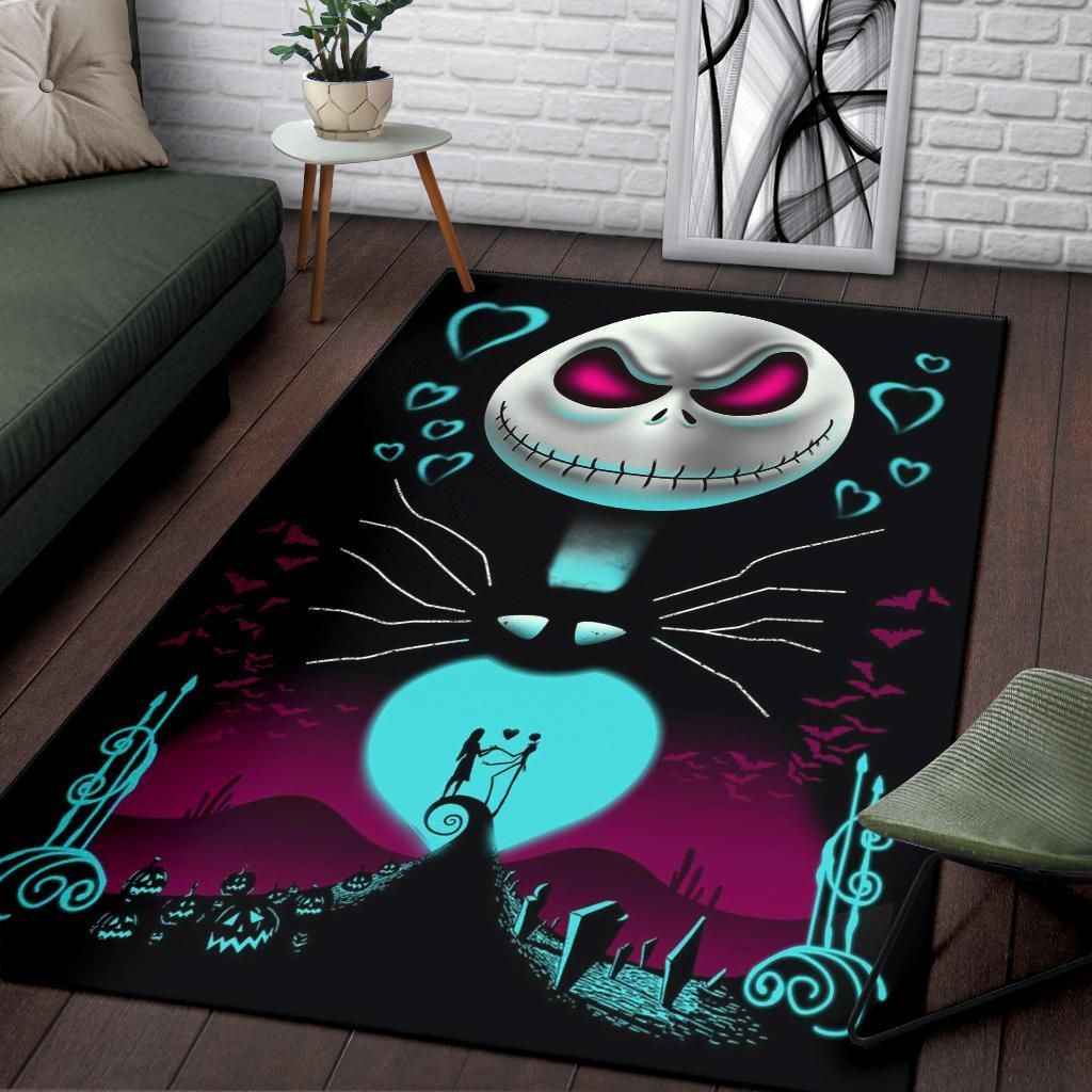 Halloween – Jack Skellington – Purple – Area Rug – MM3008