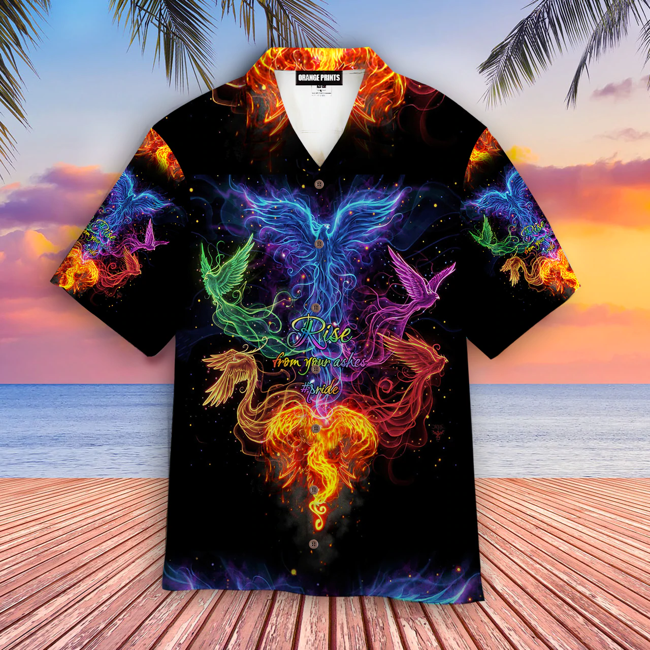 Lgbt Pride Rise From Your Ashes Hawaii Month Hawaii Shirt For Gaymer And Lesbian Ha90053