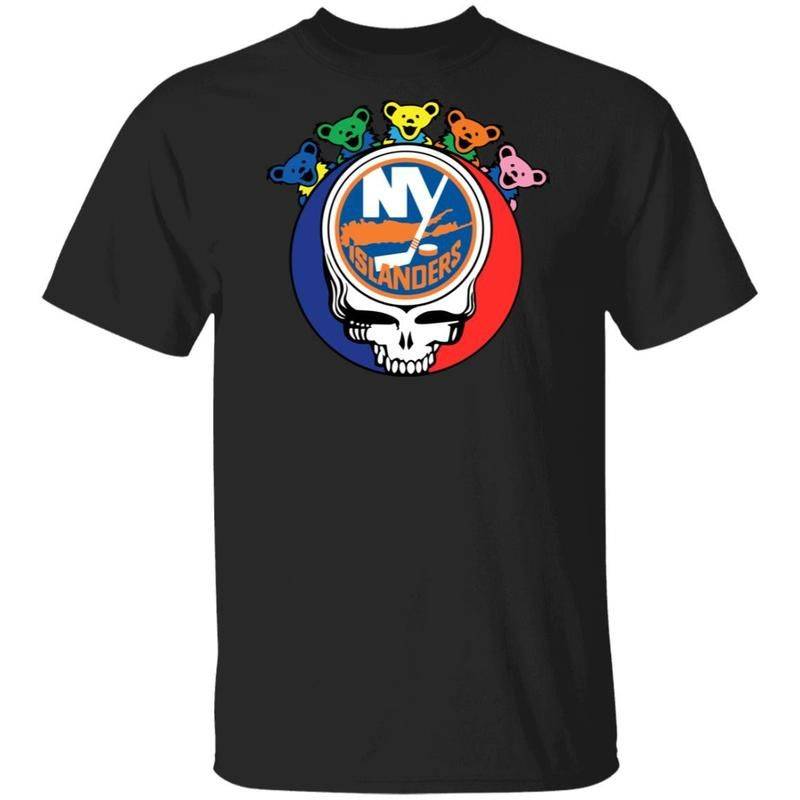 Grateful Dead Mixed New York Islanders Hockey Shirt Cool Gift Mn09