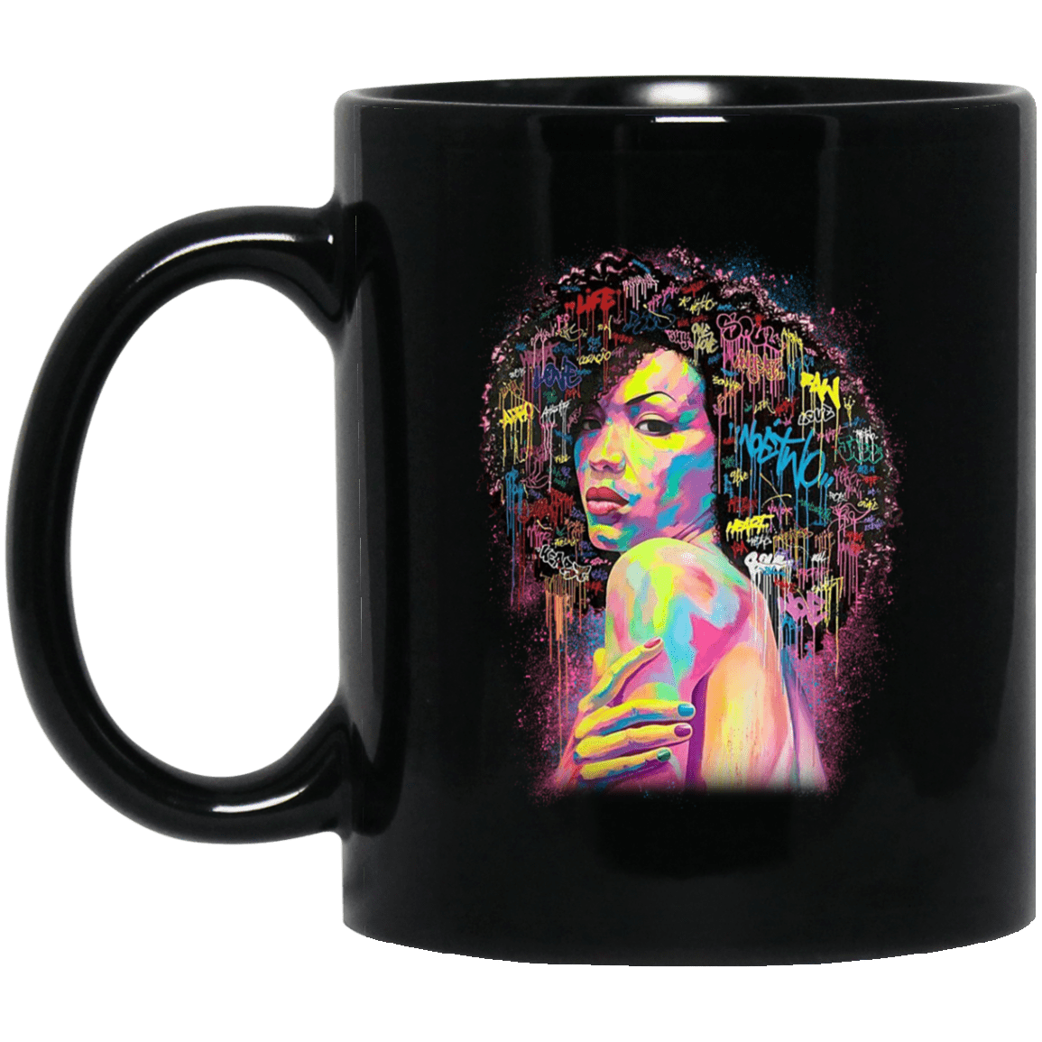 African American Cup Black Girl Magic Mug For Melanin Women Afro Girls