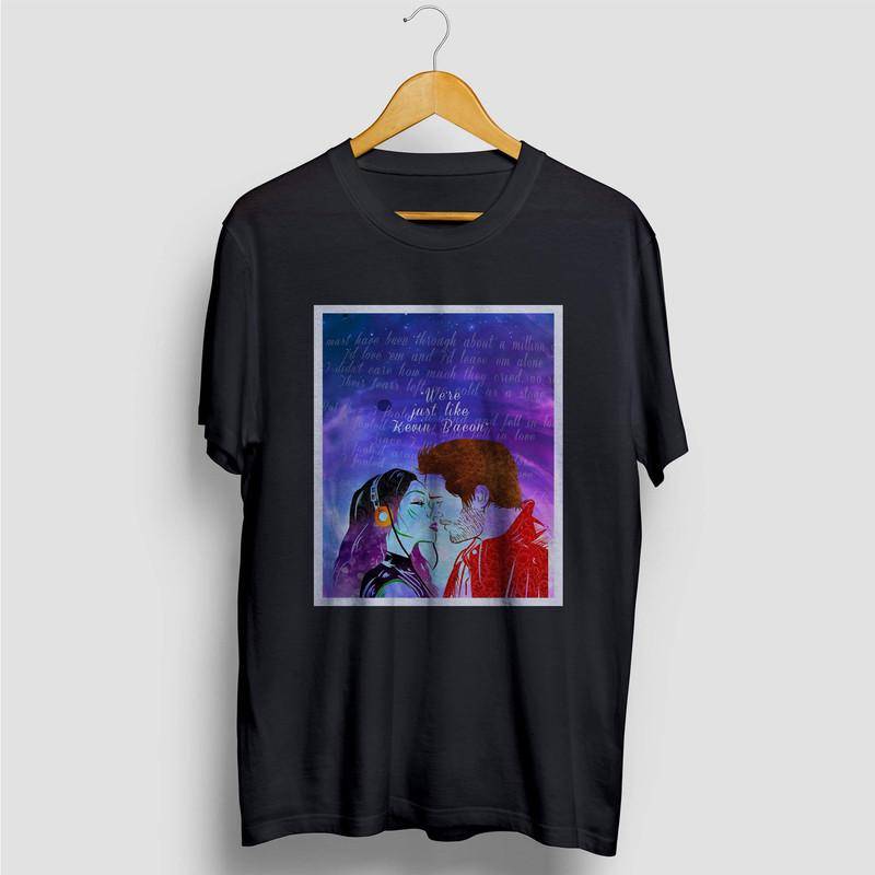 True Love Gamora Kissing Star Lord Unisex T-Shirt