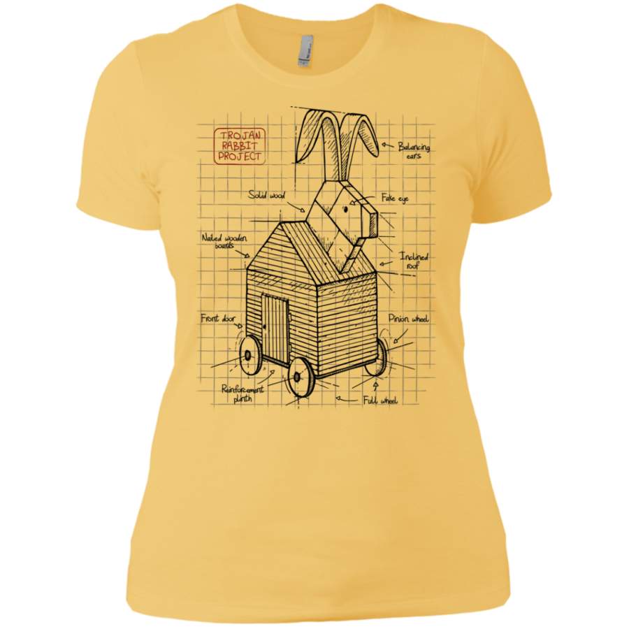 Trojan Rabbit Plan Women’s Premium T-Shirt