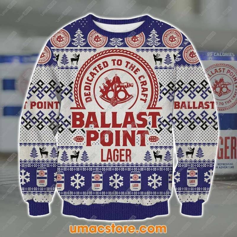 Ballast Point  3D Print Ugly Christmas Sweatshirt