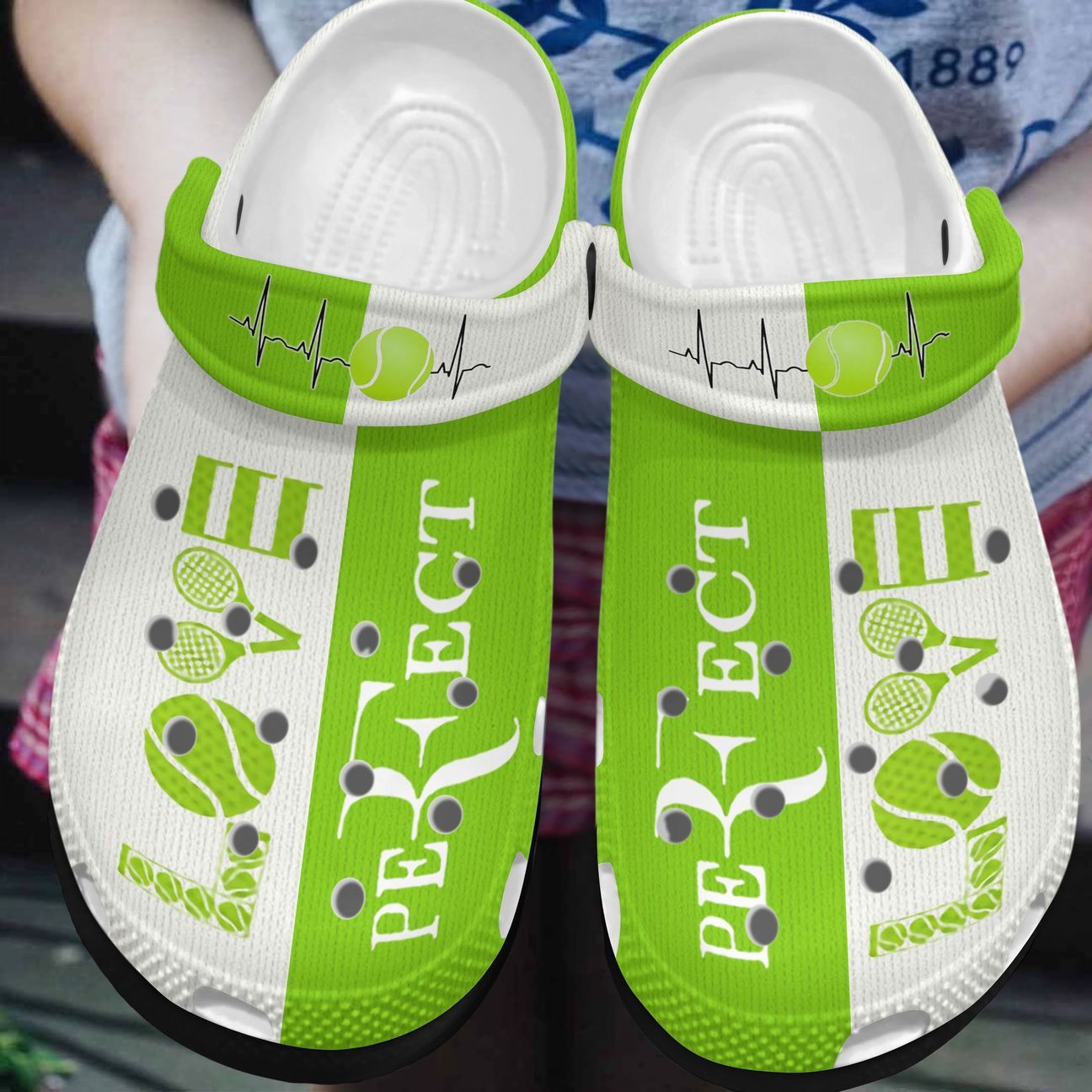 Tennis Personalized Clog, Custom Name, Text, Color, Number Fashion Style For Women, Men, Kid, Print 3D Perfect Love