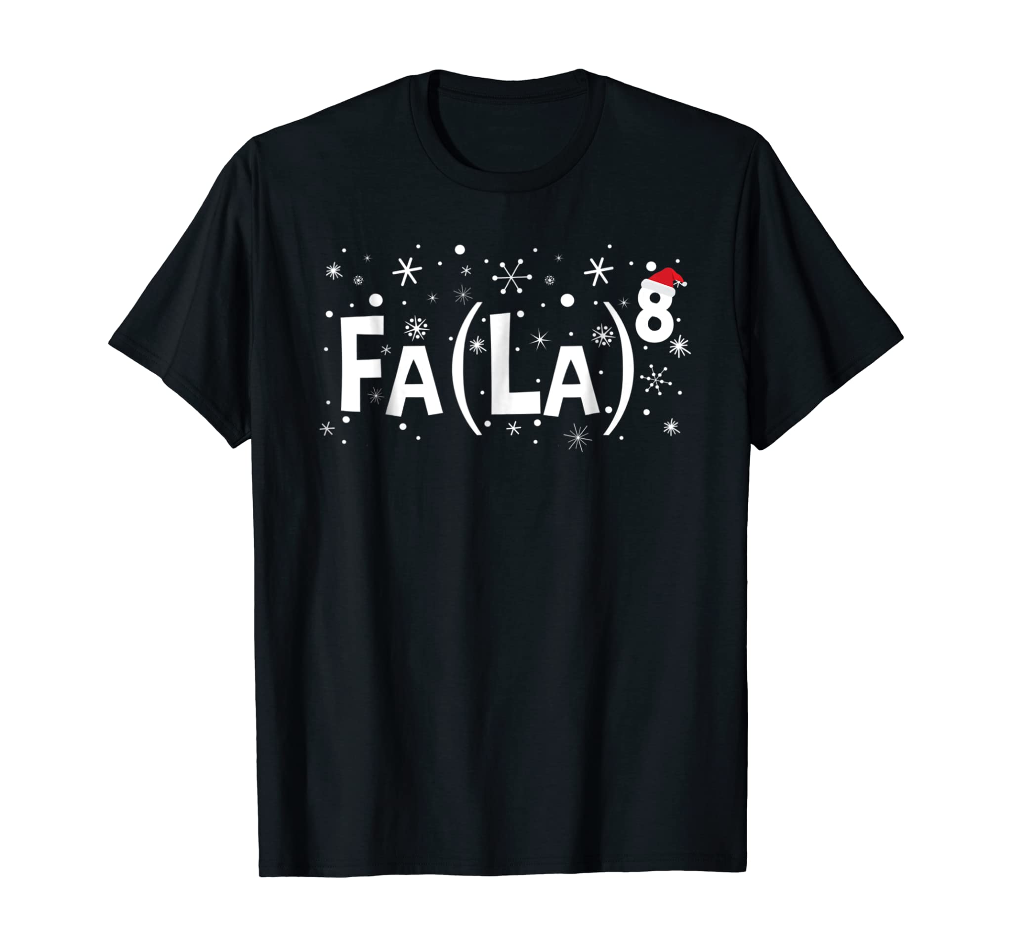 Math Teacher Christmas Shirt – Fa La La Exponent T-Shirt