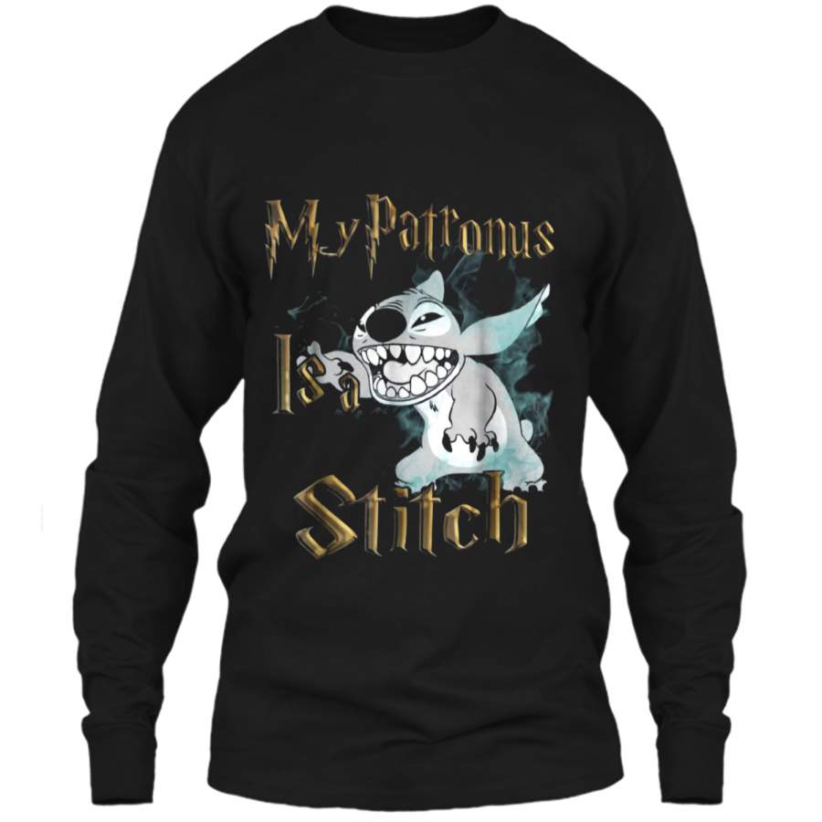 My patronus is a Stitch Funny LS Ultra Cotton Tshirt