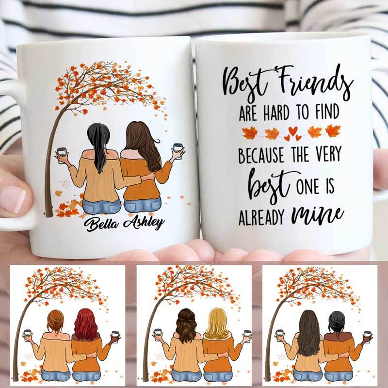 Fall Season To My Besties Personalized Coffee Mug