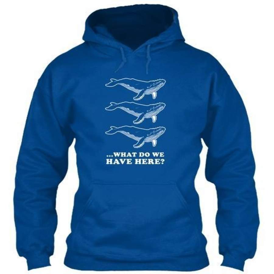 Whale Gildan Hoodie Sweatshirt