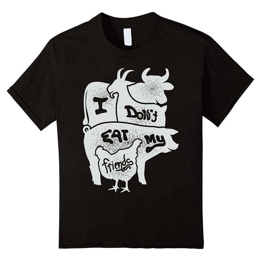Cool I Do Eat My Friends Shirt Eat Vegan Food Men’S T-Shirt Gift
