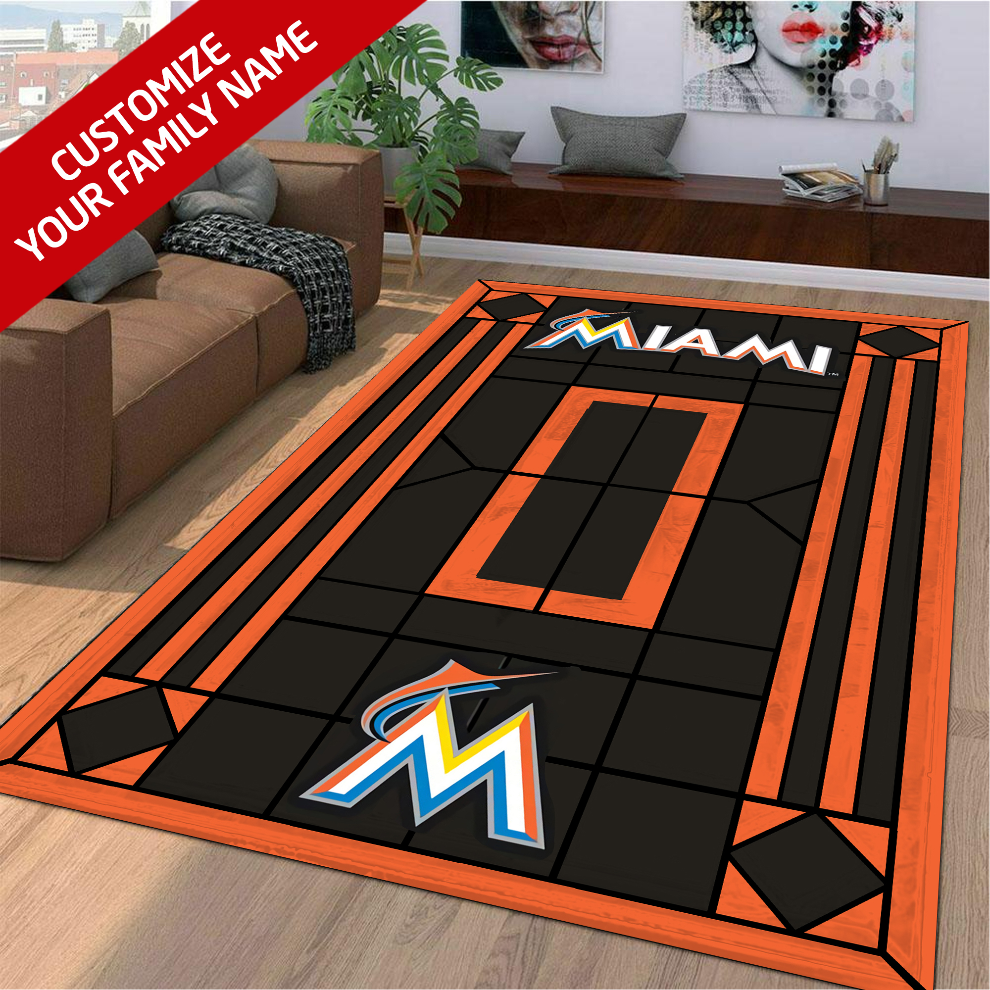 Fan Deco – Gsc Miami Marlins Area Rug