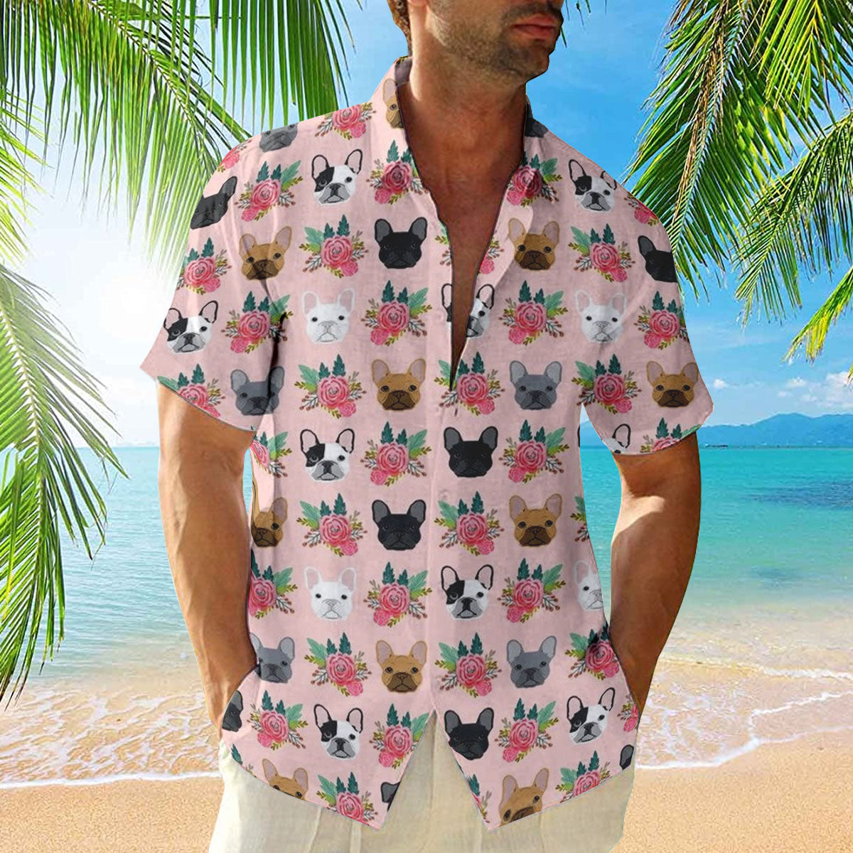 French Bulldog Hawaii Shirt 1 Ha36534