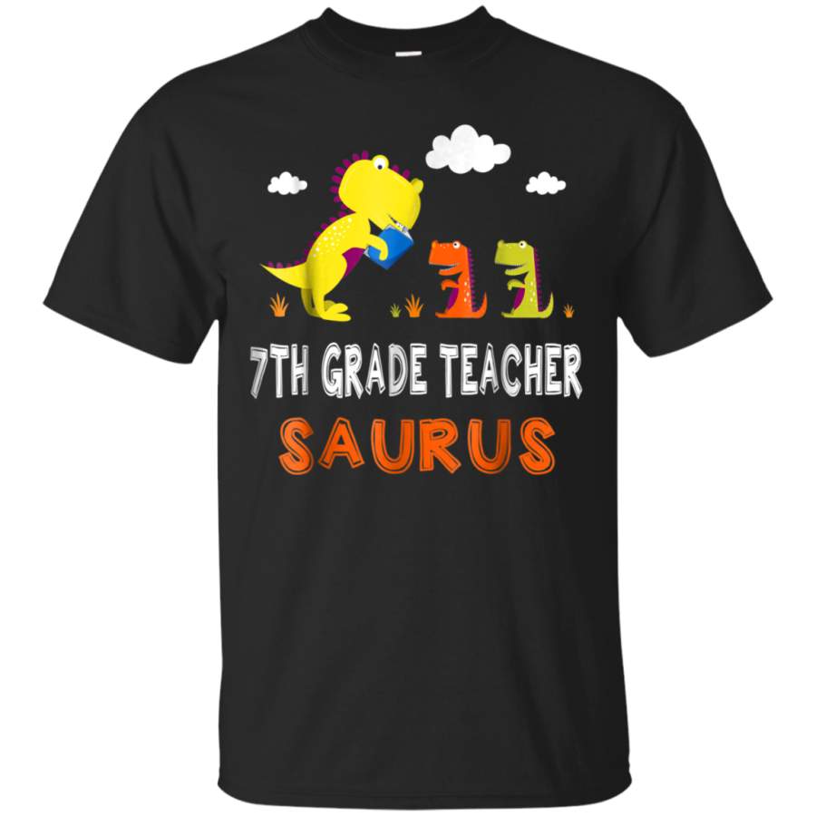 AGR 7th Grade Teacher Dinosaur Shirt Funny Cute Teachers Gifts