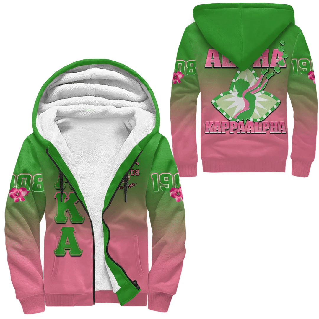 Africa Zone Hoodie – Alpha Kappa Alpha Gradient Sherpa Hoodies A31