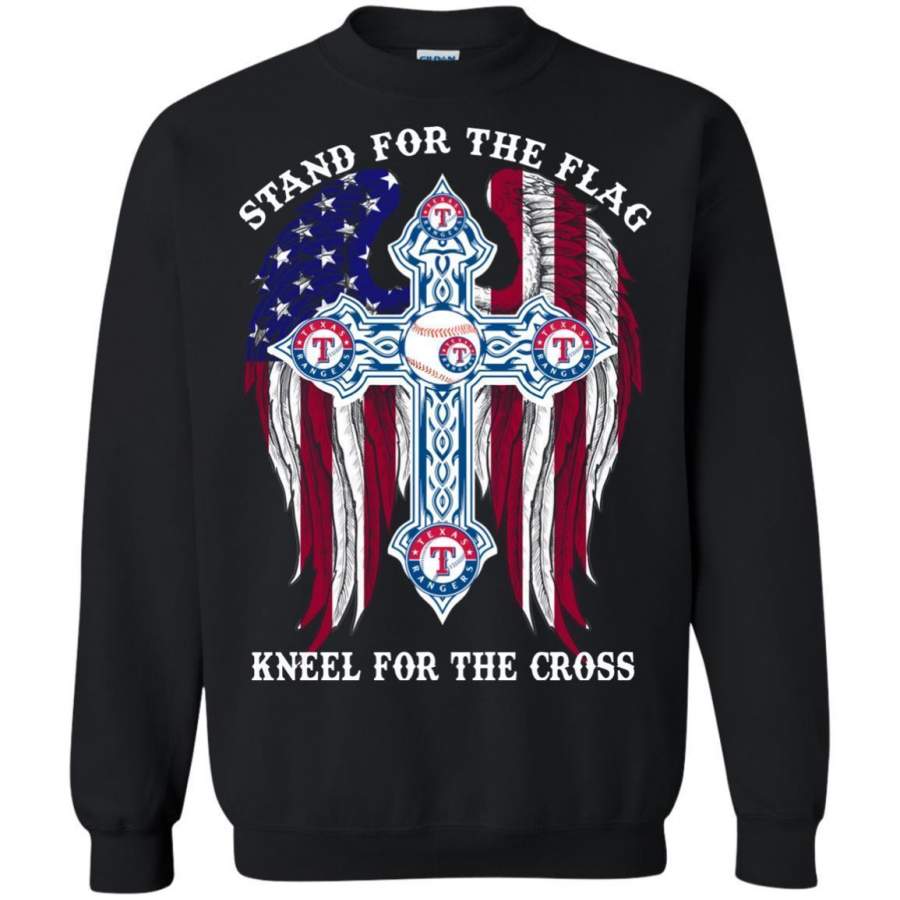 AGR Texas Rangers Stand For The America Sport Flag Sweatshirt