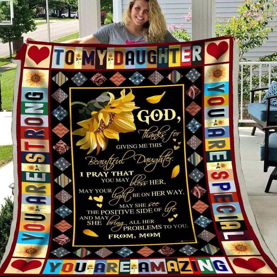 Blanket Gift For Daughter You Are Strong