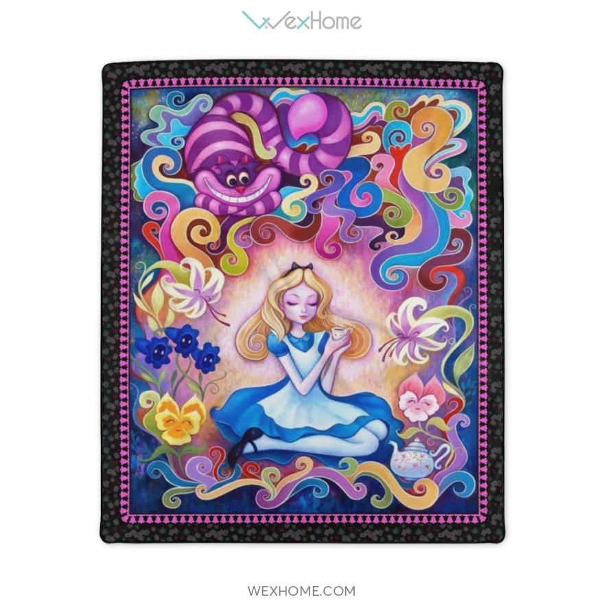 Alice In The Wonderland Fan Gift Polyester Blanket W092220