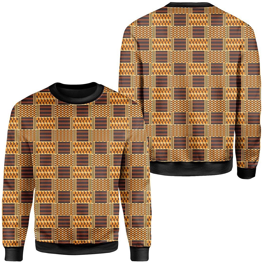 Greek Life Kente Sweatshirt – Bonwire Style Top