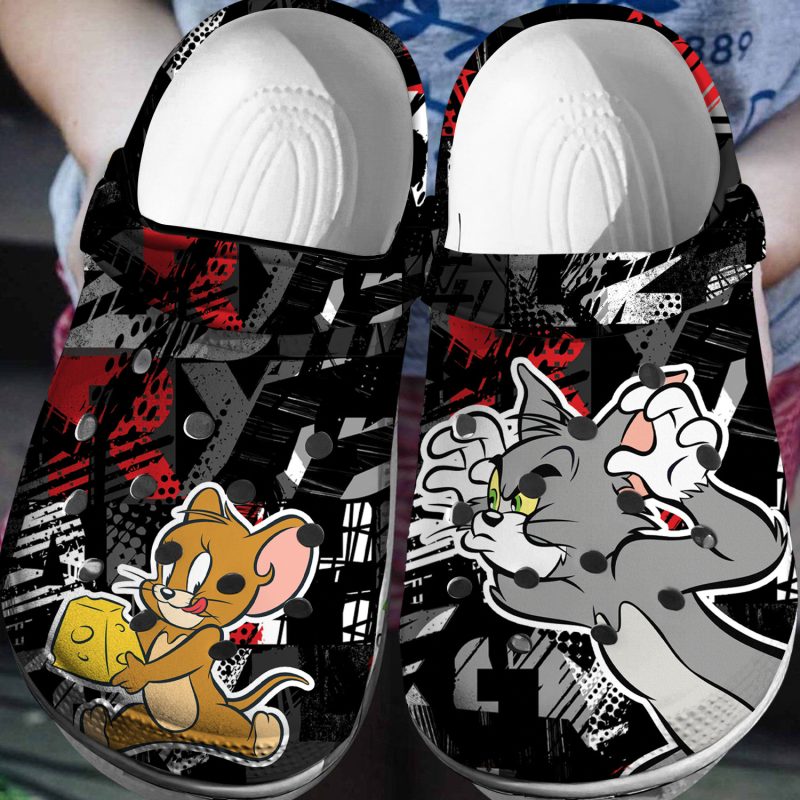 Tom and Jerry Crocs Clogs Shoes Crocband Comfortable for men women kids