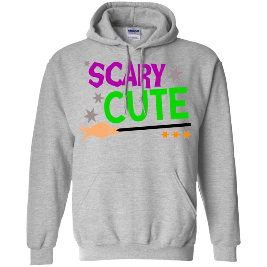 scary cute . boo – happy halloween Pullover Hoodie