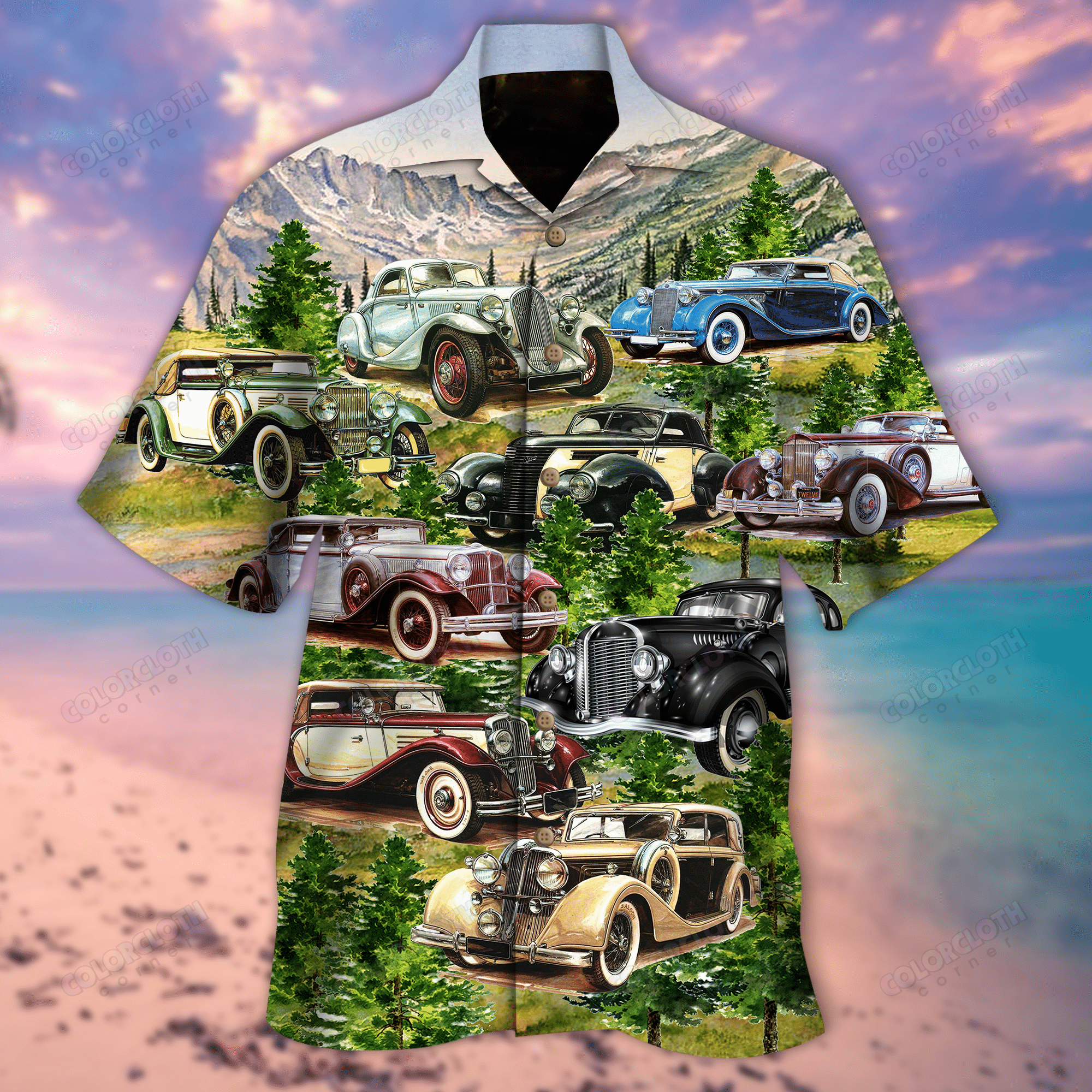 Never Old Always Classic Car Hot Rod Hawaii Shirt Re Ha56334