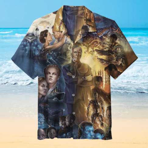 James Francis Cameron For Man And Woman Print Short Sleeve Hawaii Shirt Ha38151