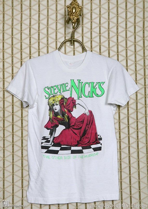 Stevie Nicks Shirt Fleetwood Mac Shirtsoft Thin White Shirt The Other Side Of The Mirror 1989 1980S 1990 Kate Bush Pj Harvey Shirt