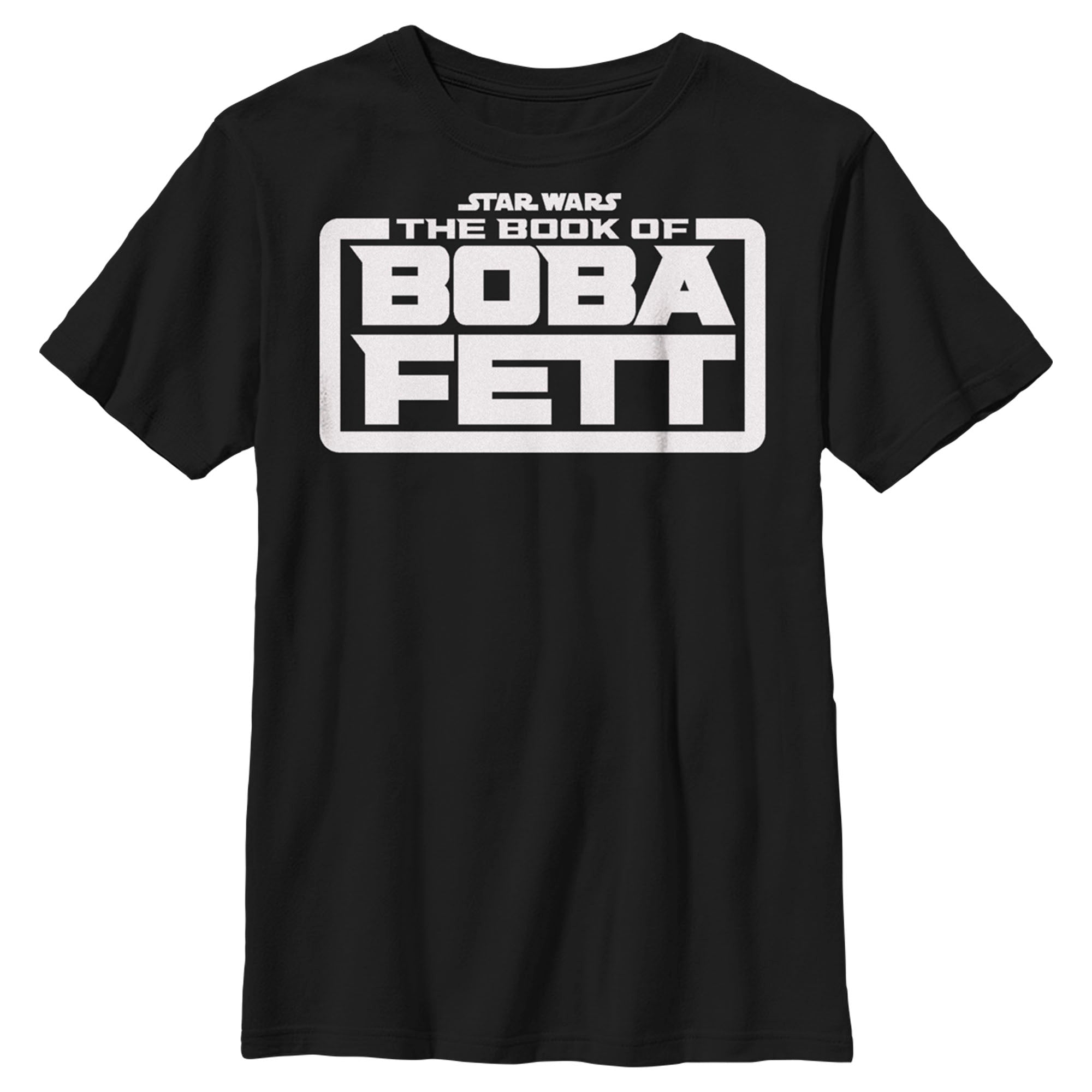 The Book Of Boba Fett Boy’S White Logo  T-Shirt