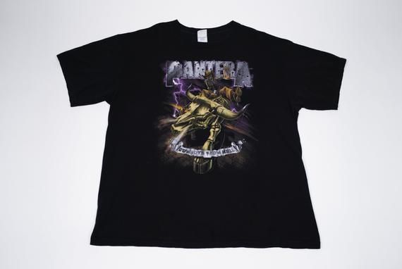 Vintage Pantera Cowboys from Hell Tour Band Tee