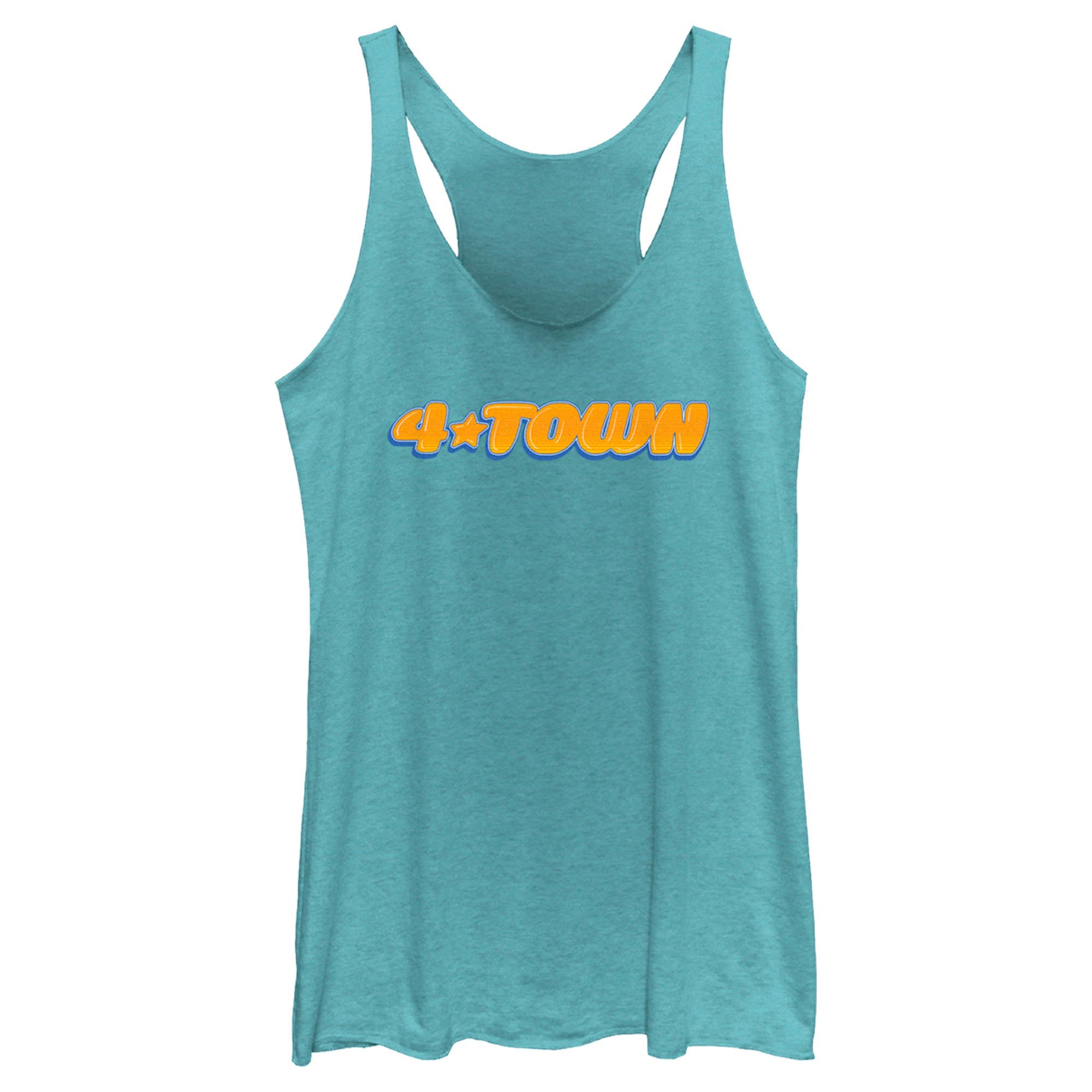 Women’S Turning Red 4*Town Band Logo Racerback Tank Top