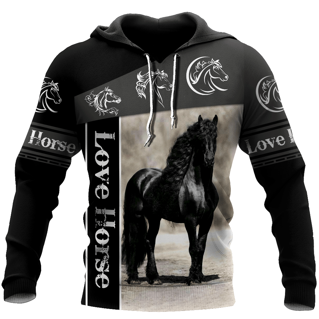 Love Horse 3D All Over Printed Shirts For Men And Women Ta09252001