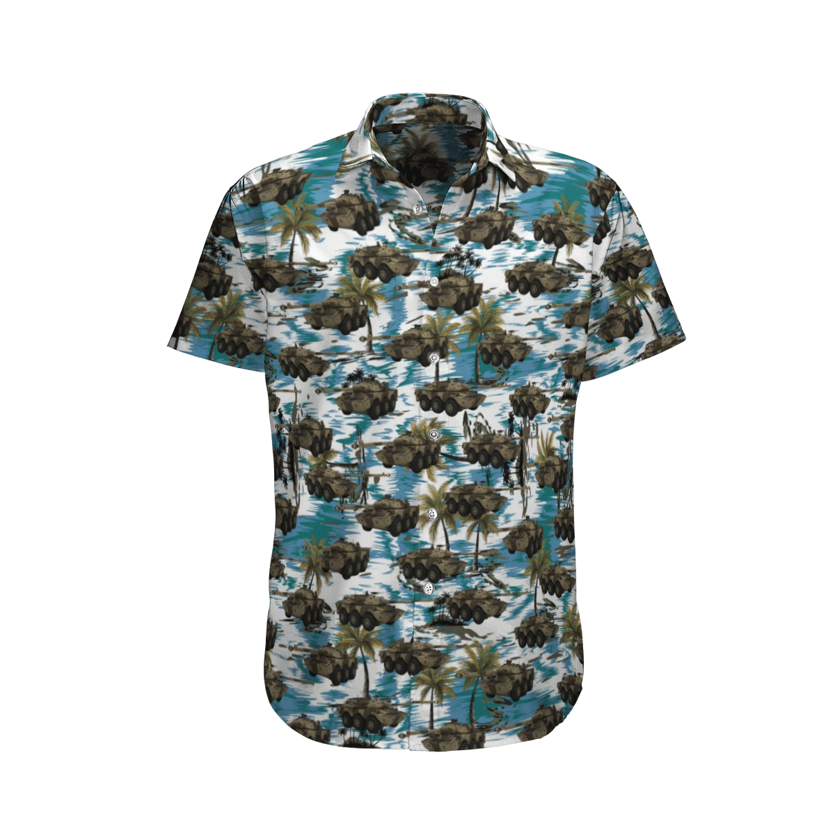 French Army Blue Unique Design Unisex Hawaii Shirt For Men And Women Ha34113