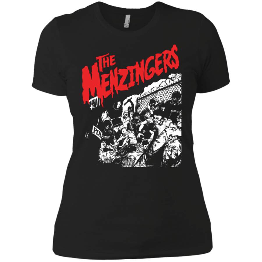 Menzingers Men’s Police Riot Ladies Premium T-Shirt