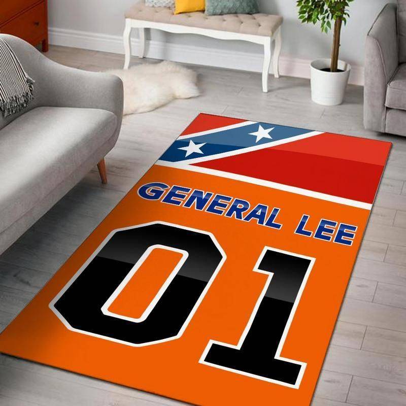 GENERAL LEE THE DUKES OF HAZZARD GOOD OLE BOY DODGE CHARGER RUG 3