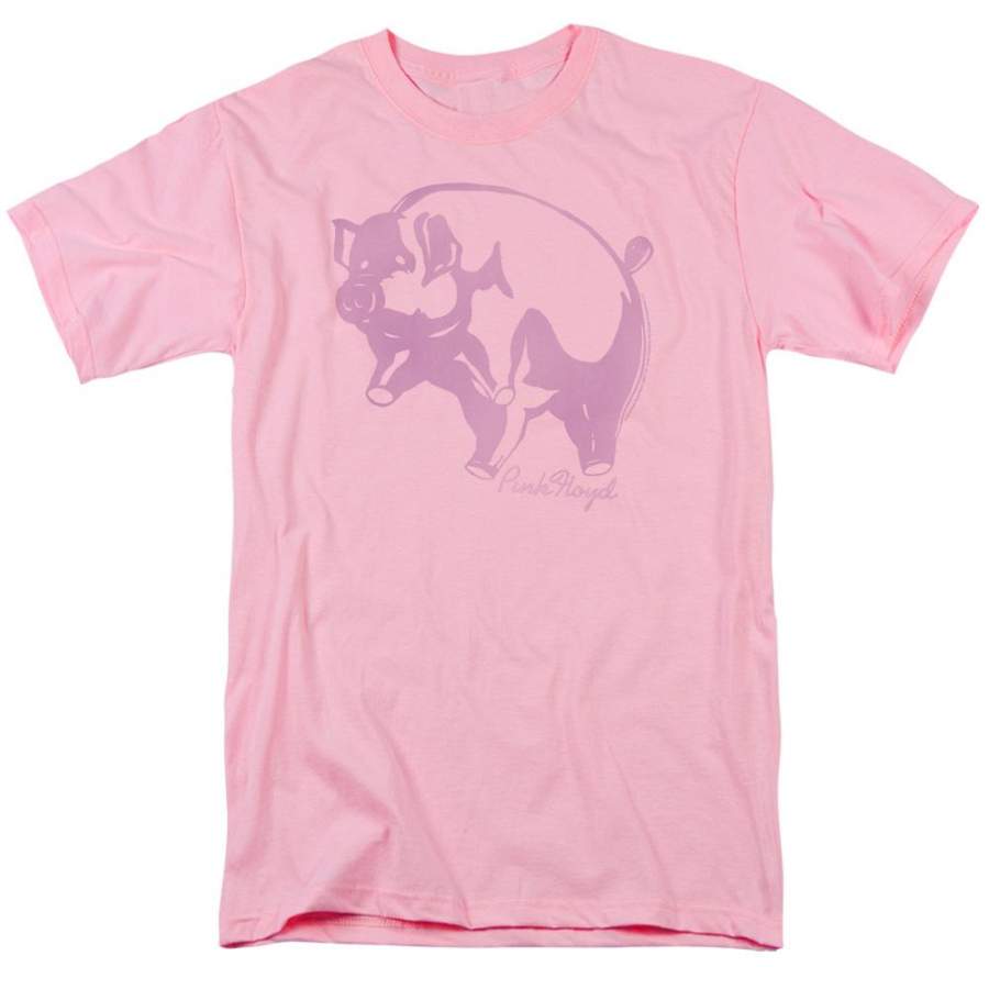 Pink Floyd Special Order Pink Animal Men’s 18/1 100% Cotton Short-Sleeve T-Shirt