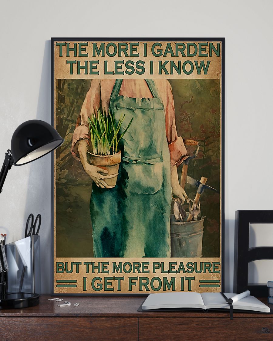 Garden I Get From It Vertical Canvas And Poster | Wall Decor Visual Art