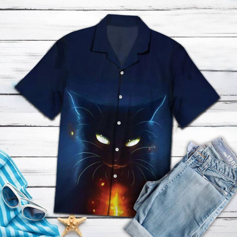 Amazing Black Cat HT24712 – Hawaiian Shirt