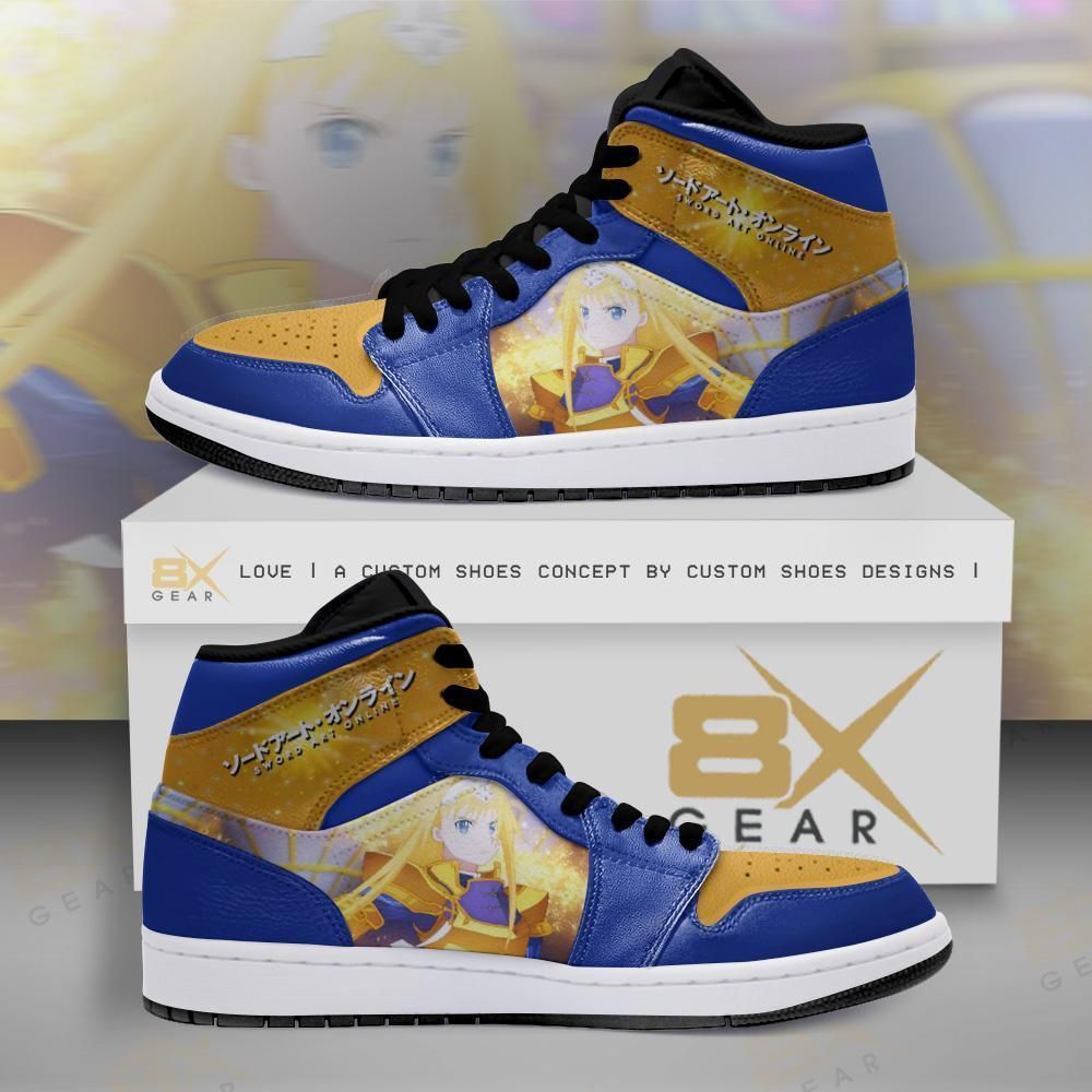 Alice Schuberg Sao Like Anime Sneakers Air Jordan Shoes Sport Sneakers