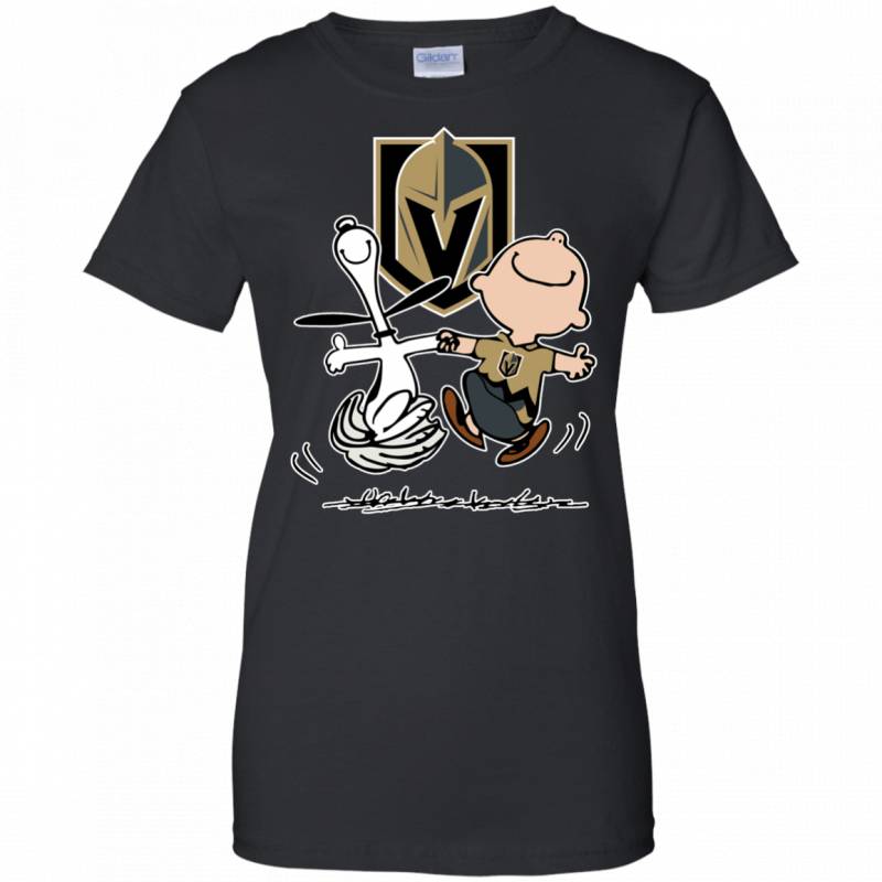 Charlie Brown Snoopy Vegas Golden Knights T shirts Sweat Shirts Long Sleeves Hoodies