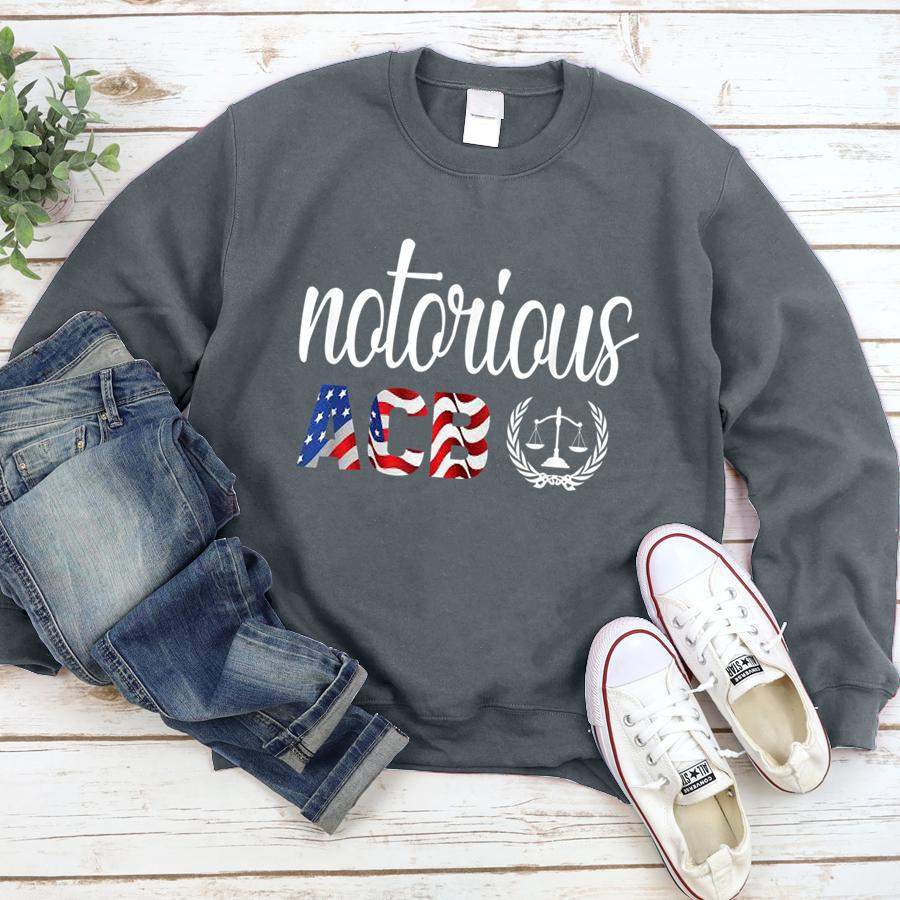 Notorious ACB Scotus 2020 Tee Vintage us Vlag  Sweatshirt