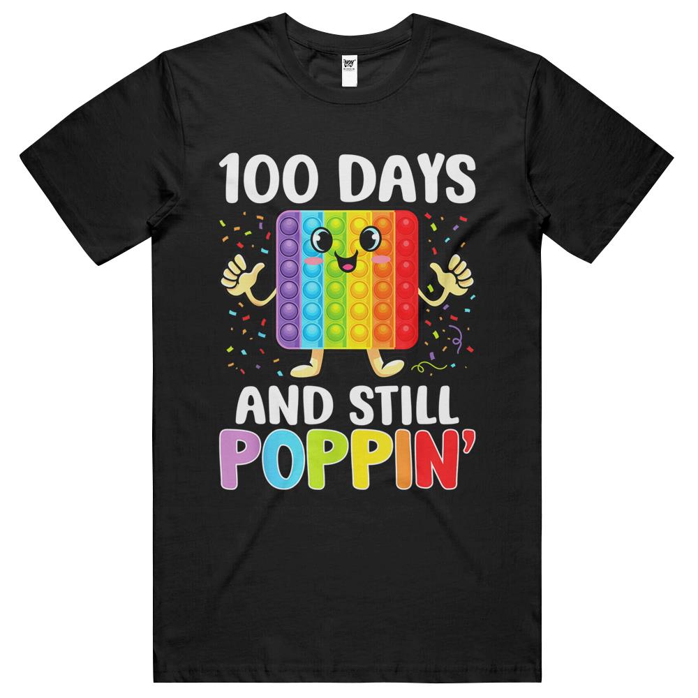 100 Days Of School And Still Poppin 100Th Day Pop It T Shirts