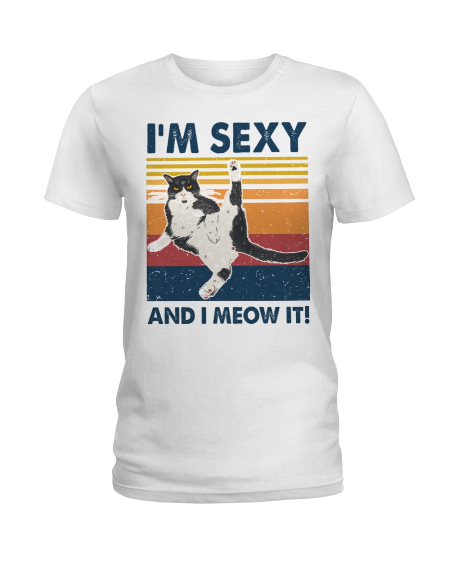 Cat I’m Sexy And I Meow It Standard Men T-shirt