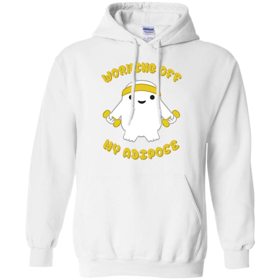 AGR Working off my adipose Gildan Pullover Hoodie