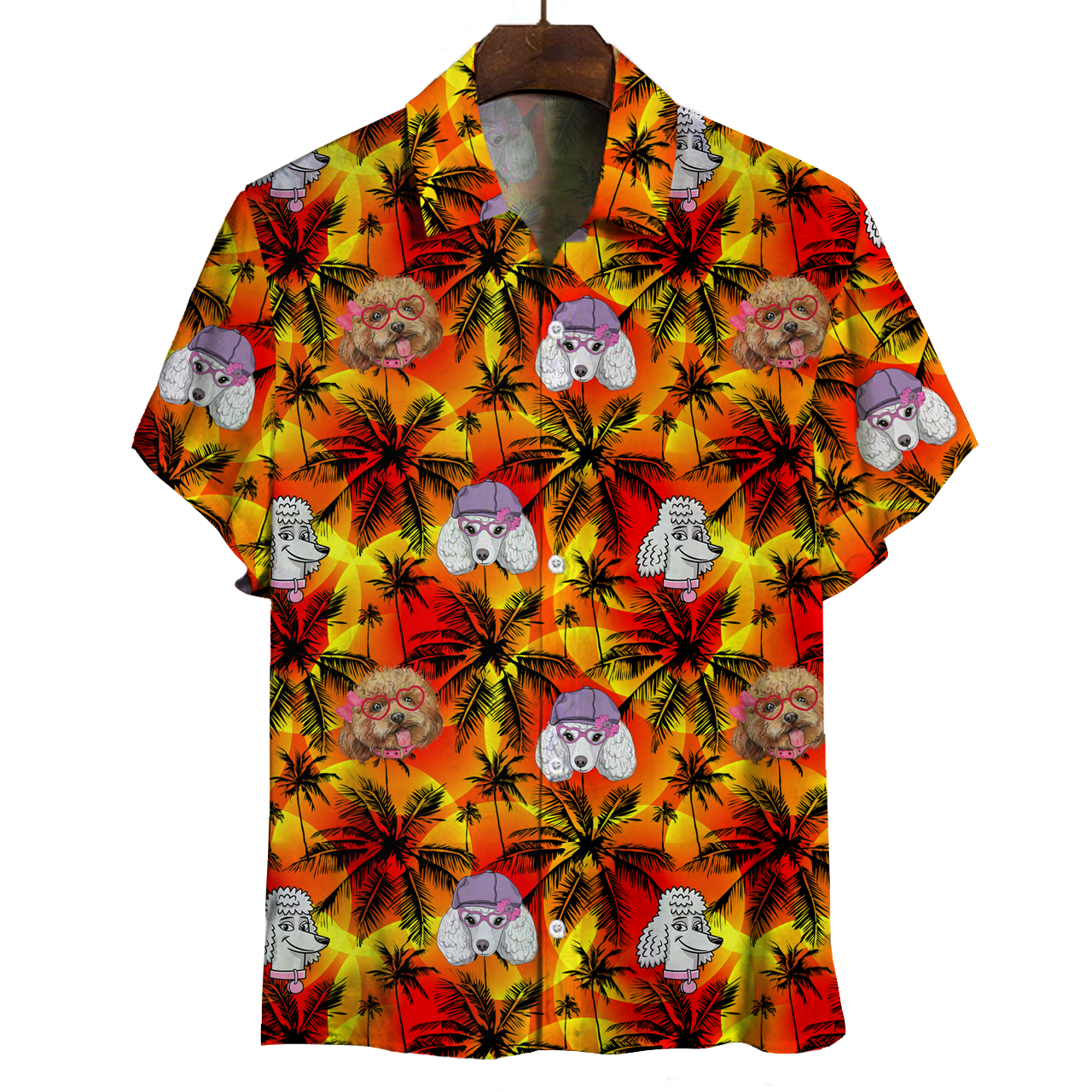 Aloha Hawaii Poodle Shirt Ha50697