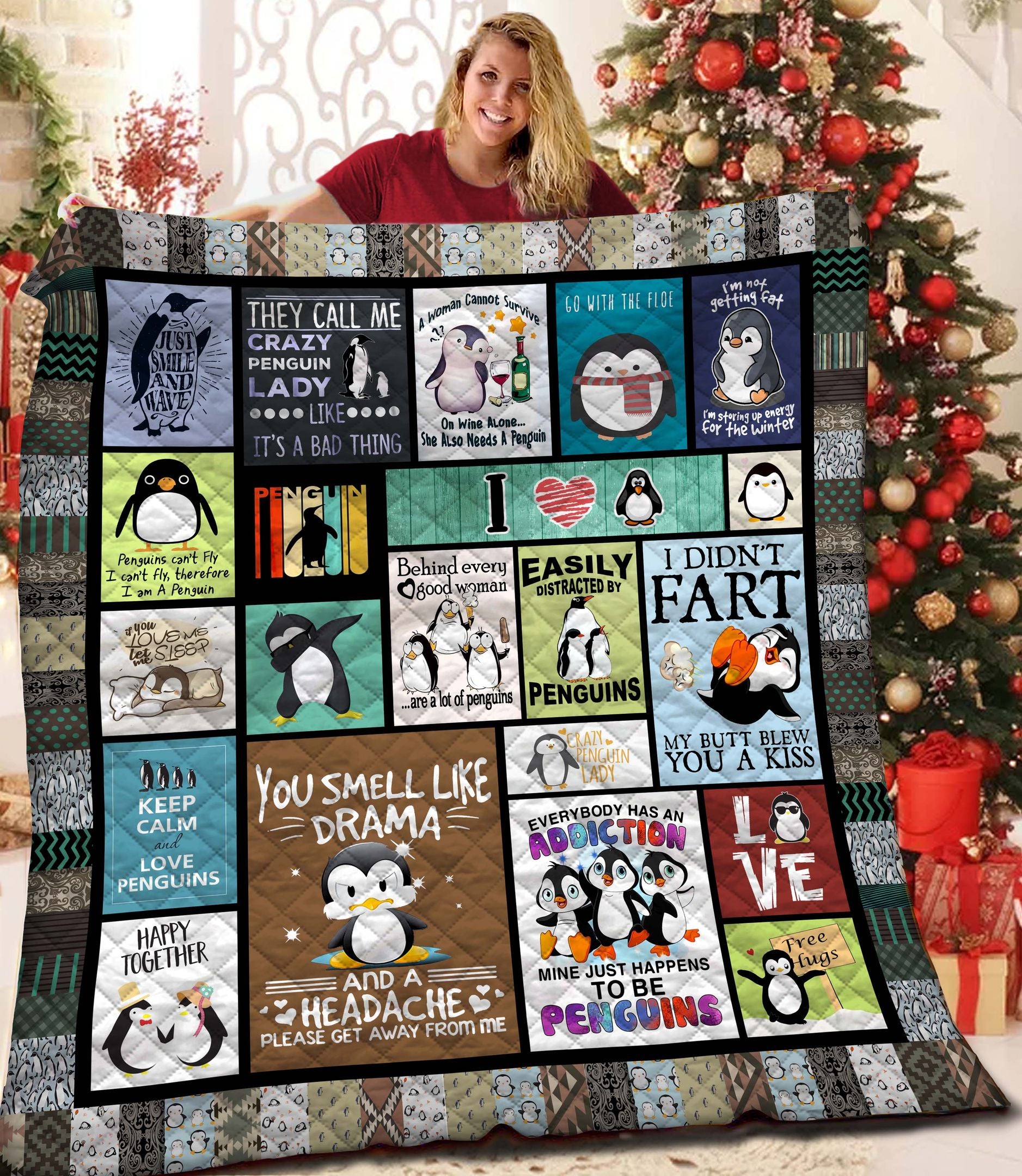 Crazy Penguin Jfj Quilt Xdz