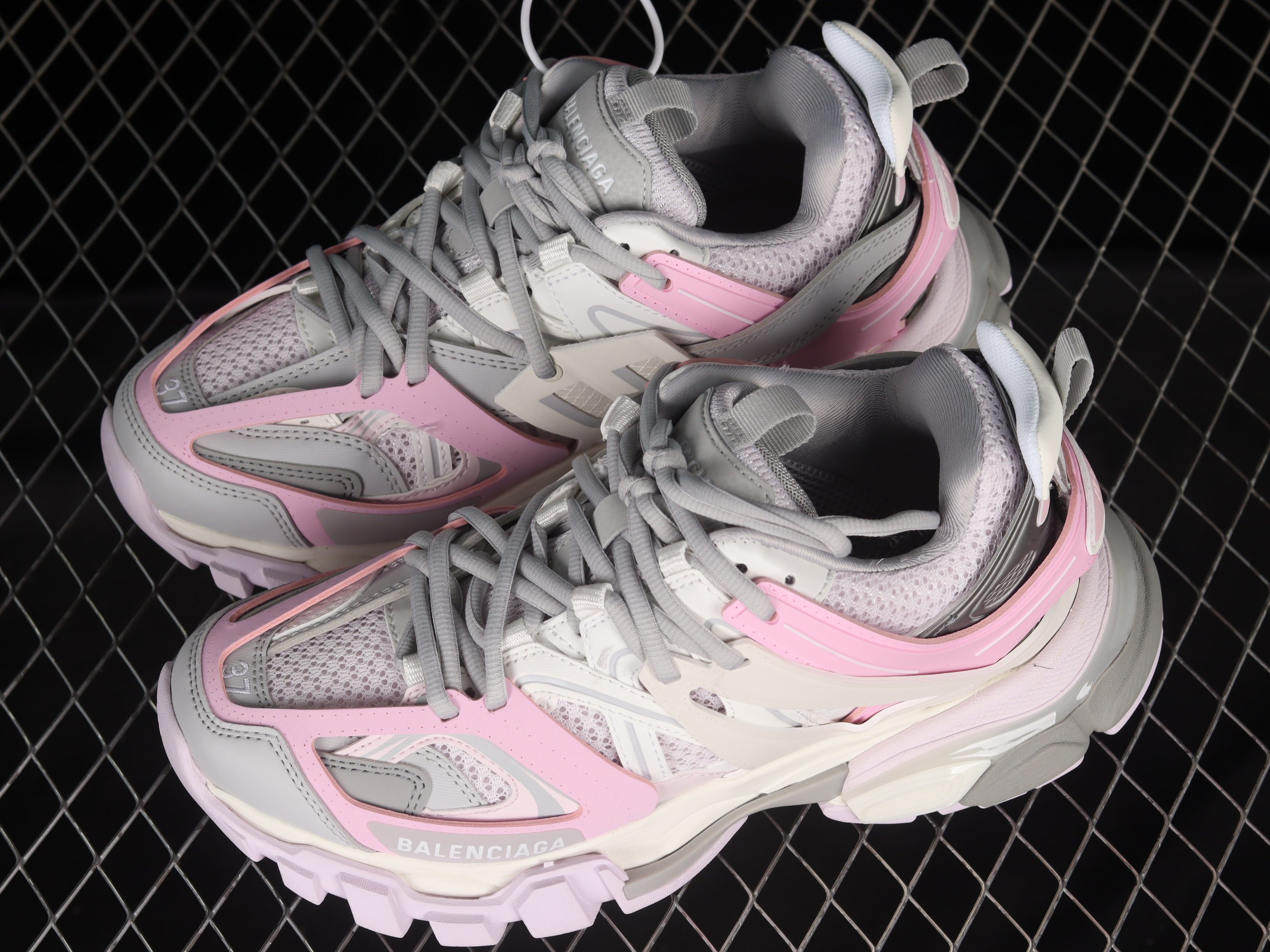 Balenciaga Track Sneaker In BeigePink Shoes Sneakers, Women SNK548631362