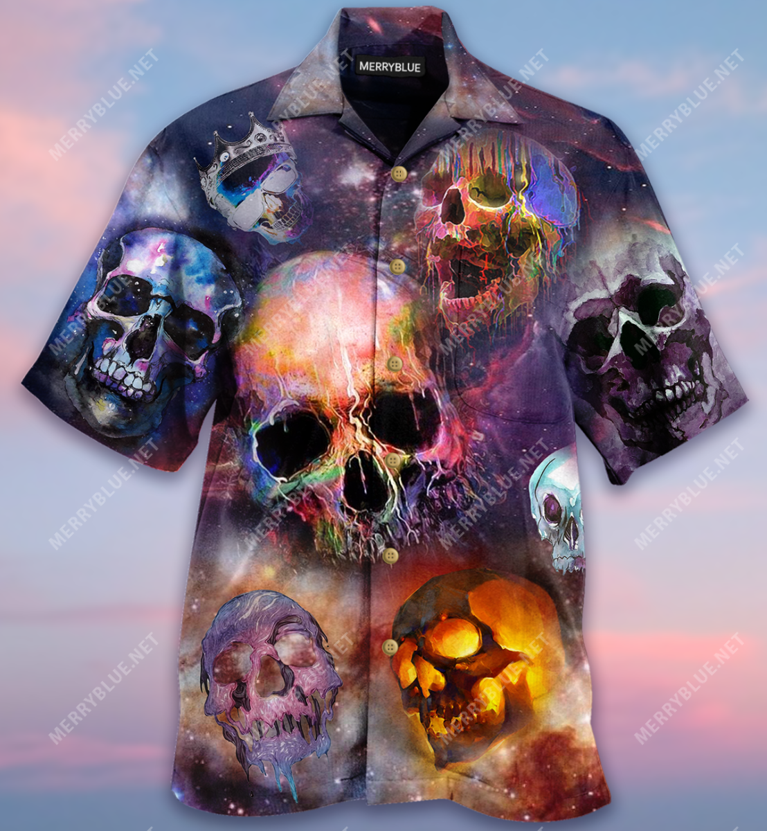 Life Is Turn Into Skull Unisex Hawaii Shirt Ha10087