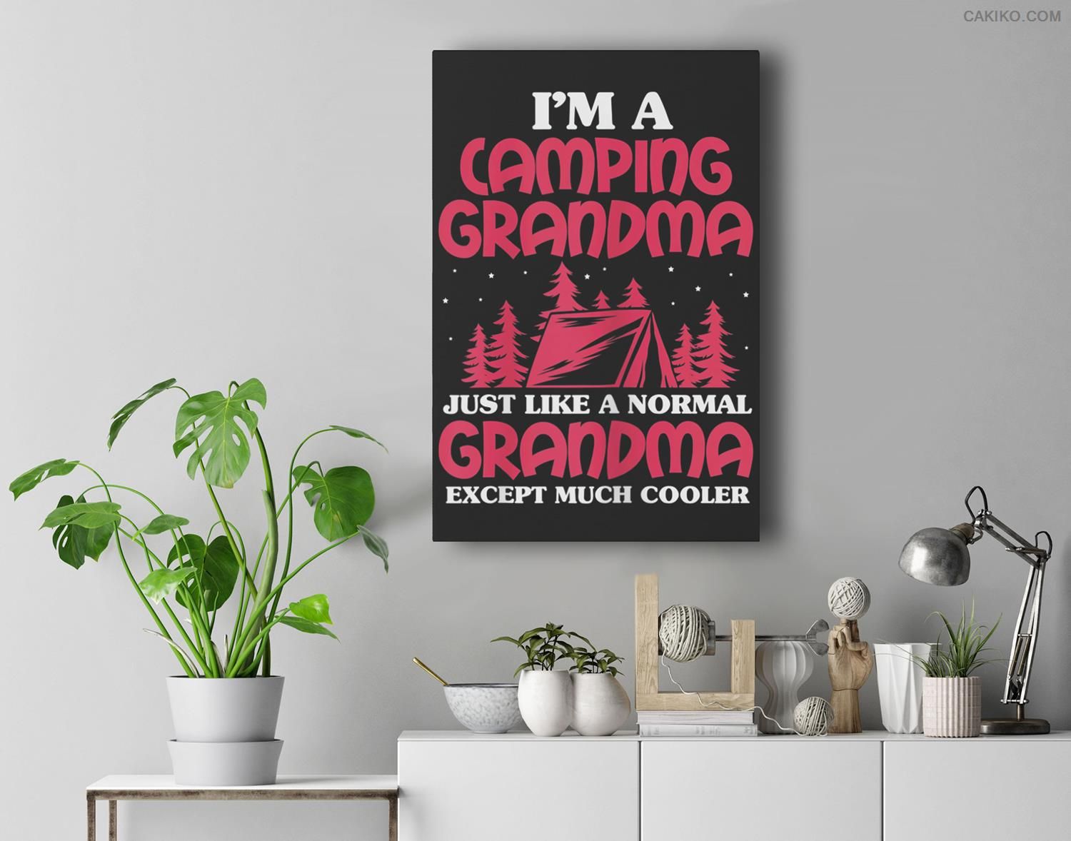 Womens Camping Grandma Funny I’M A Camping Grandma Mother’S Day Premium  Canvas