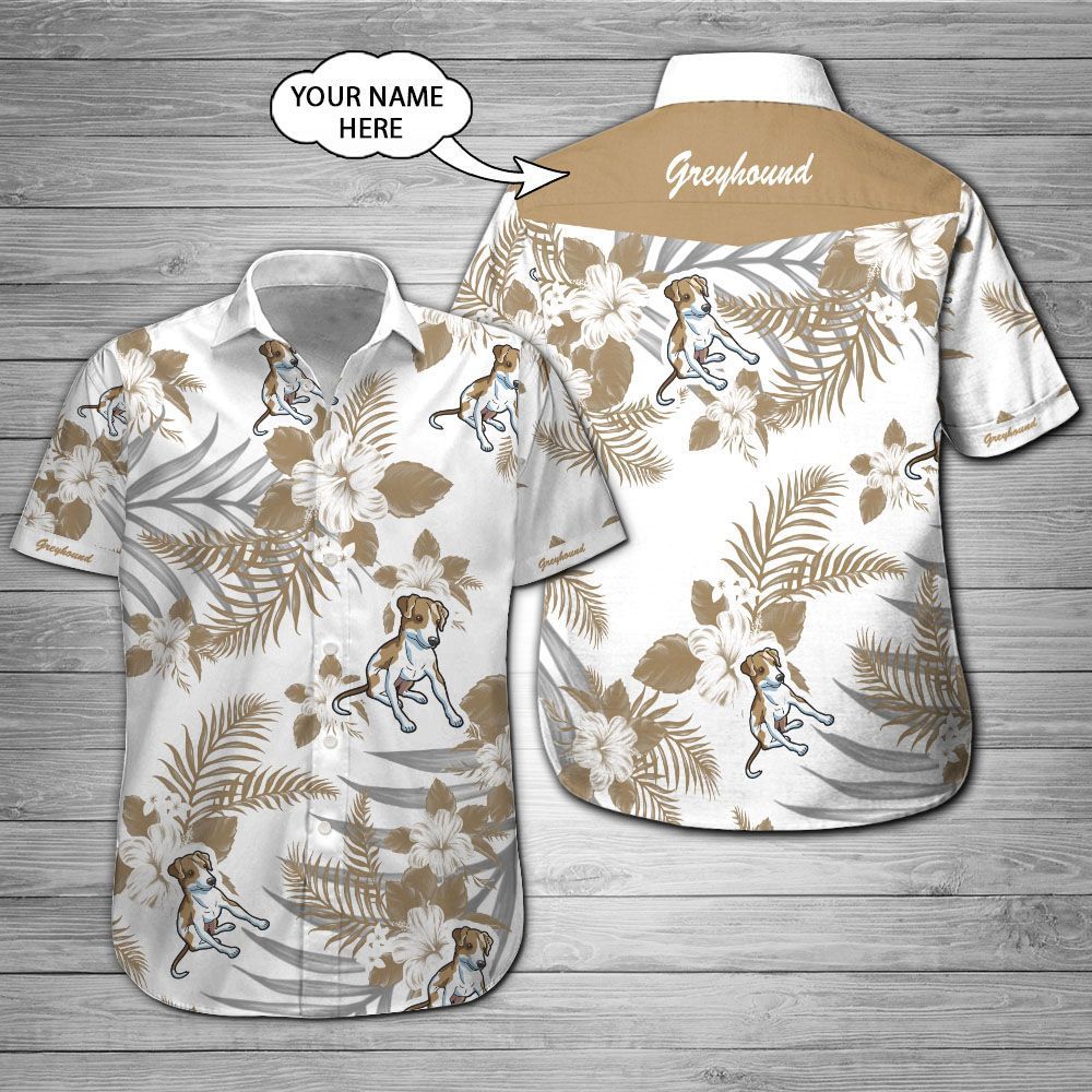 Greyhound Custom Name Hawaii Shirt 201 Ha27260