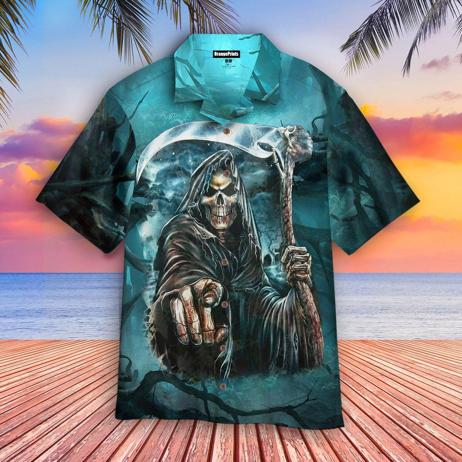 Grim Reaper Hawaii Shirt For Men Women Ha7597